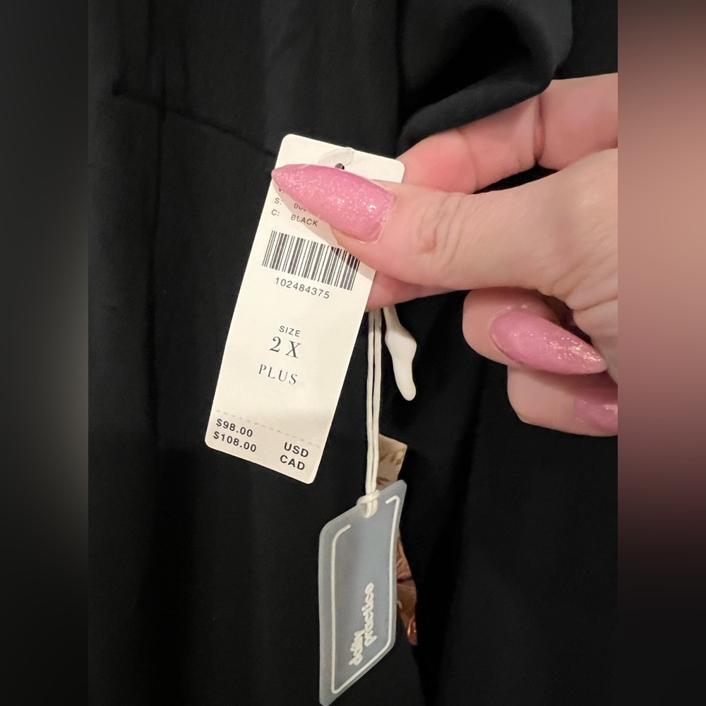 Anthropologie Daily Practice Long-Sleeve Square-Neck
Midi Dress, 2XL NWT - Picture 5 of 8